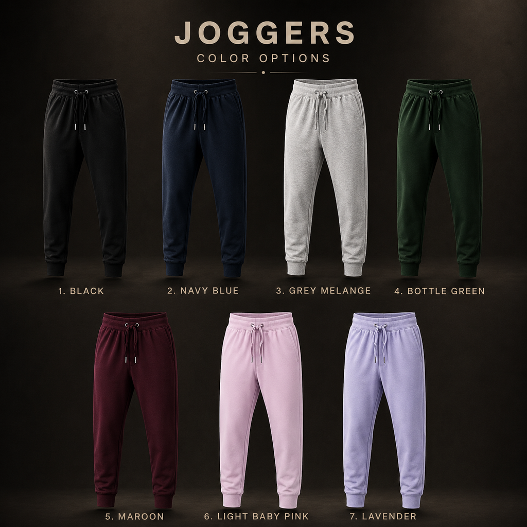 Unisex Joggers- "Shades of Plain"