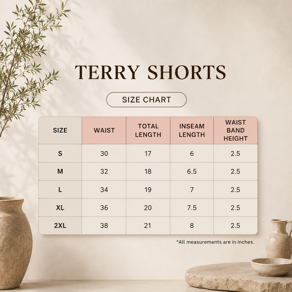 Terry Shorts- “Goofy”
