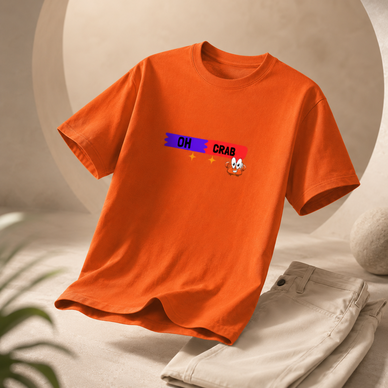 Unisex Crew T-Shirt- “Crabbylicious”