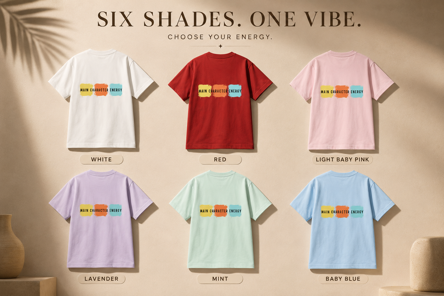 Unisex Stretch T-shirt- "Main Character"