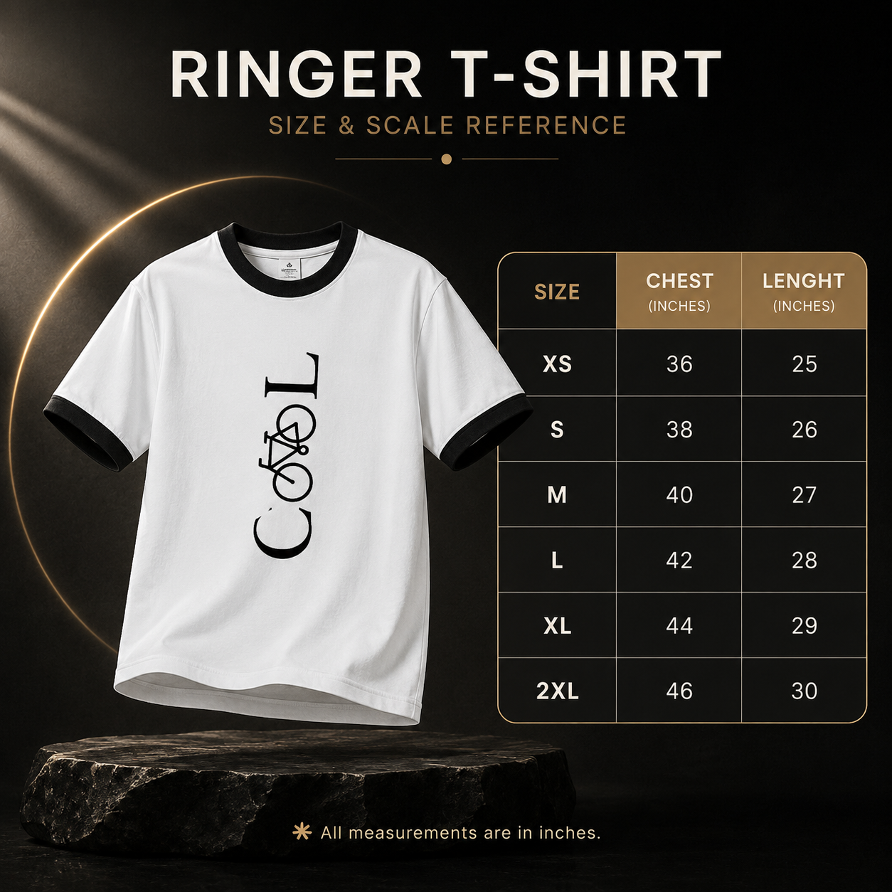Unisex Ringer T-Shirt- "Freewheel 🚴"
