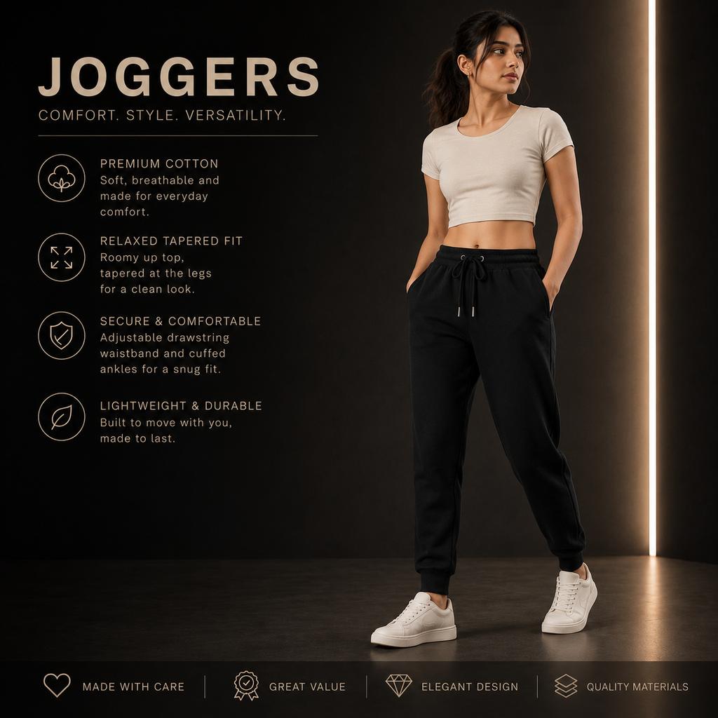 Unisex Joggers- "Shades of Plain"