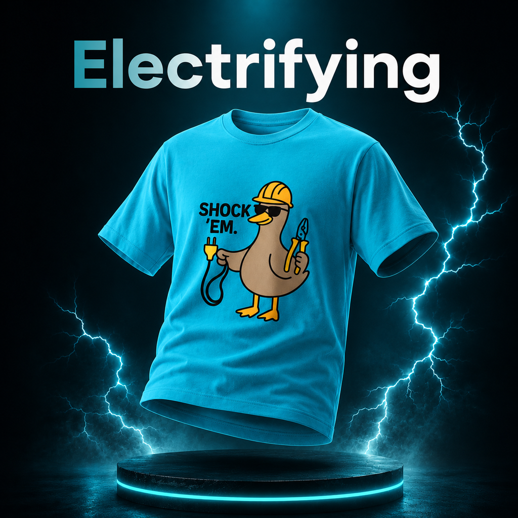 Unisex Crew T-Shirt- "Electrifying"