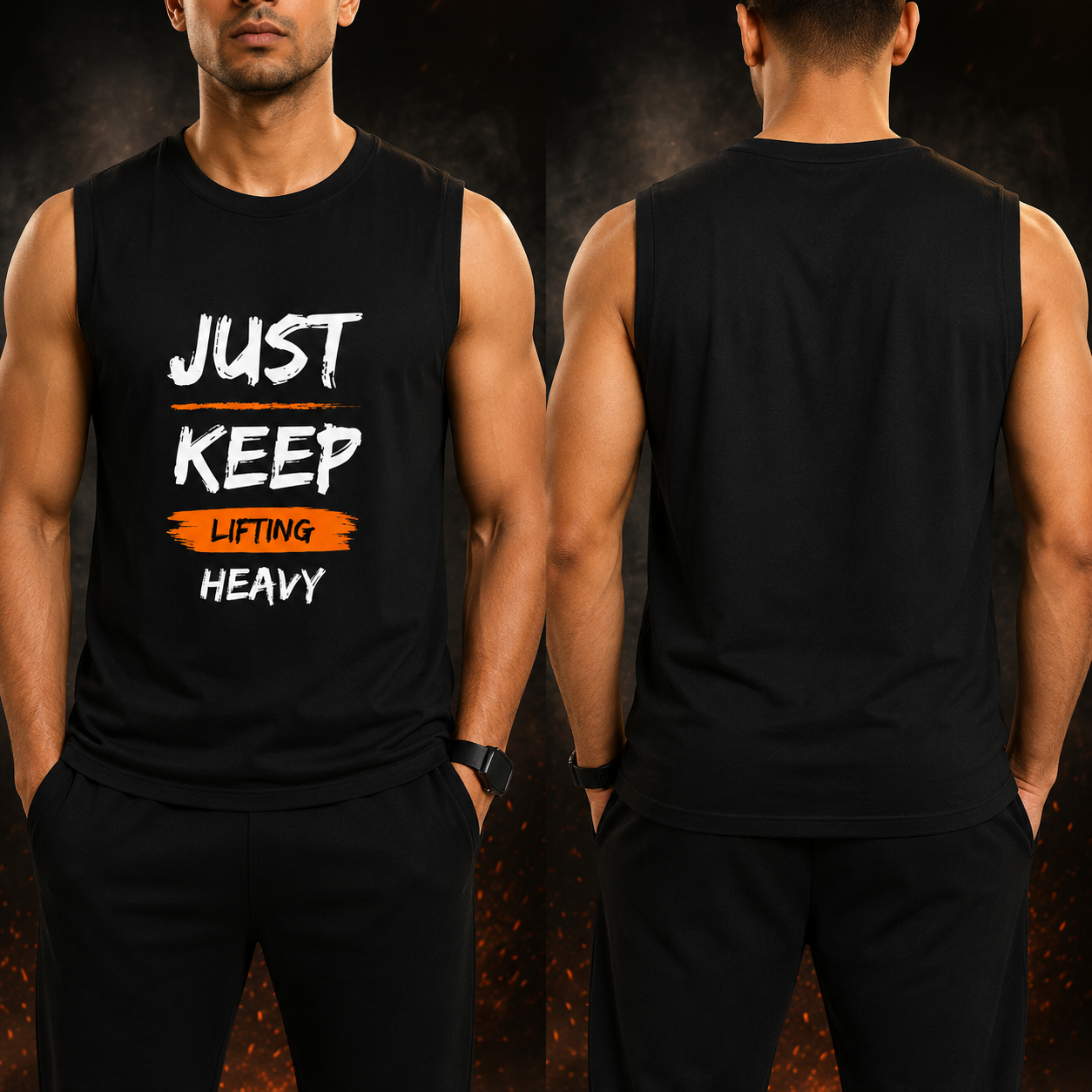 Men's Sleeveless T-Shirt- "Repzilla 💪"