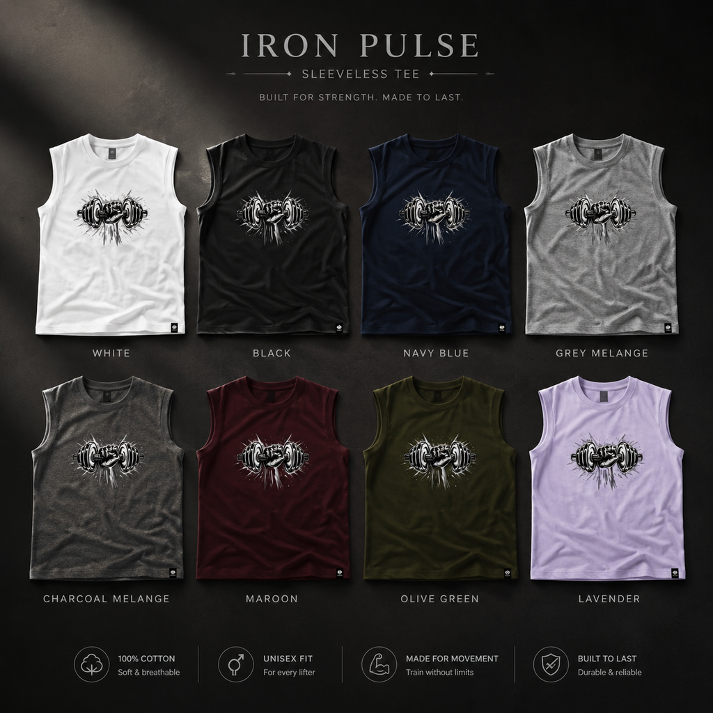 Men's Sleeveless T-Shirt- “Relentless”