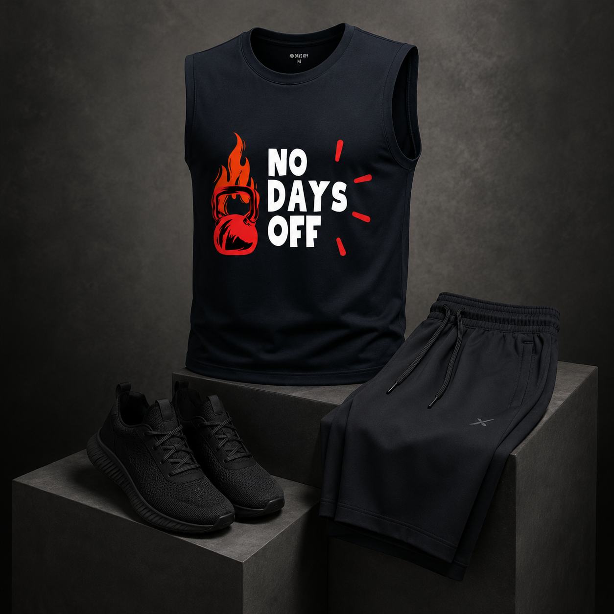 Men's Sleeveless T-Shirt- “Relentless”