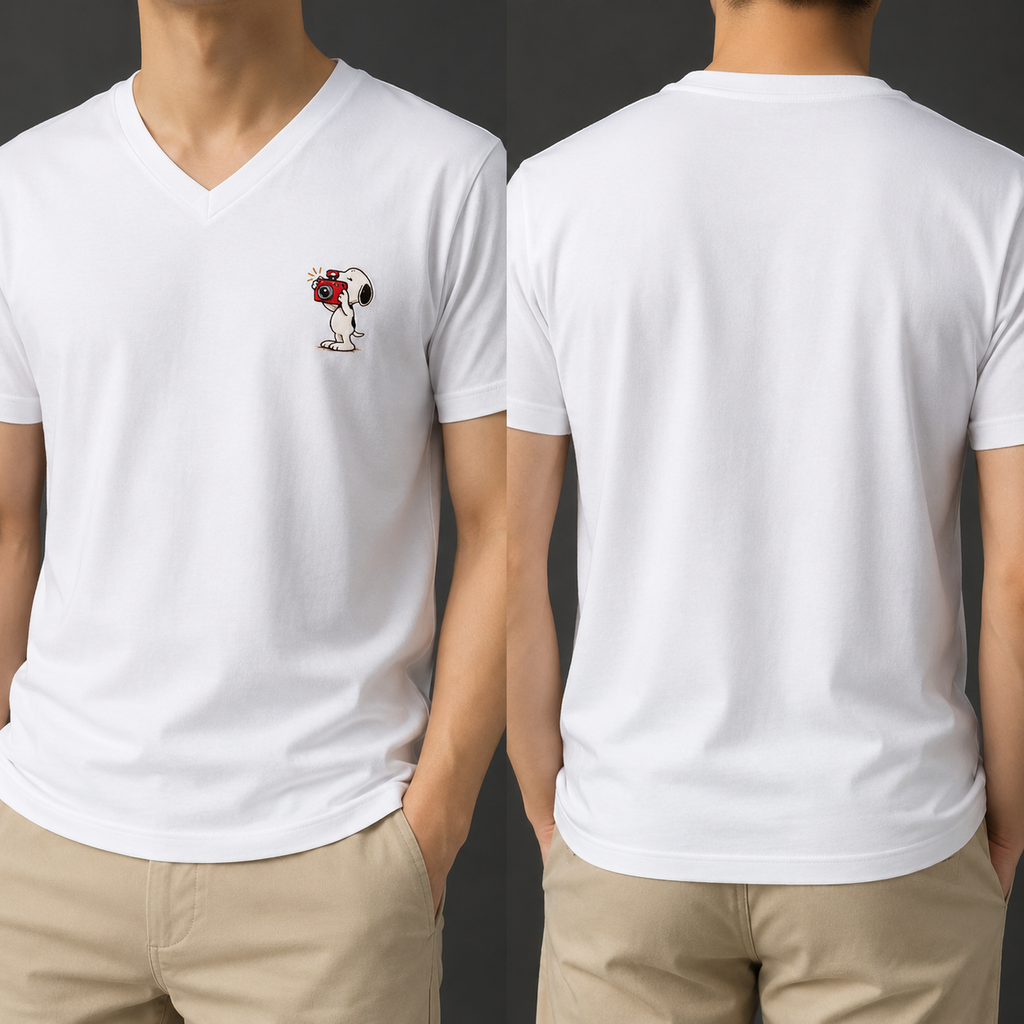 Unisex V Neck T-Shirt- “Captured”
