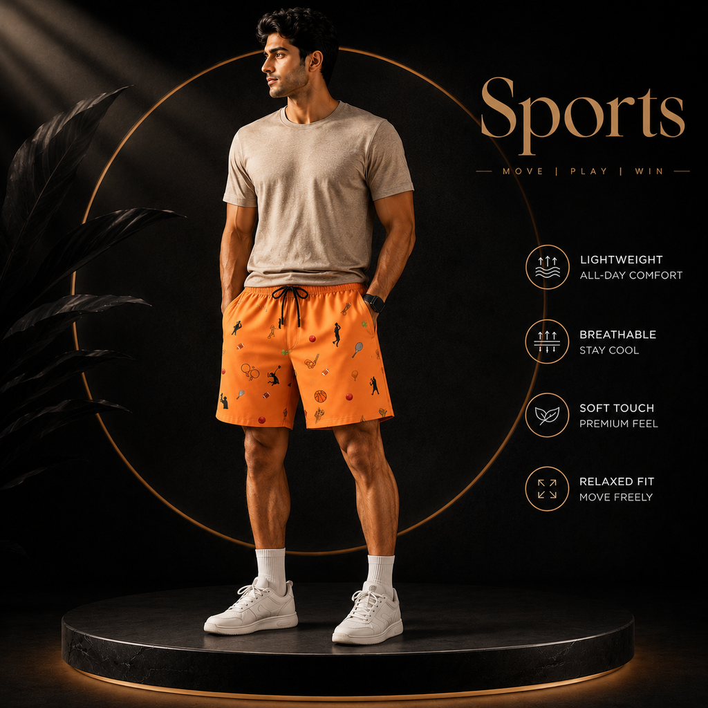 Unisex Shorts- "Sports"