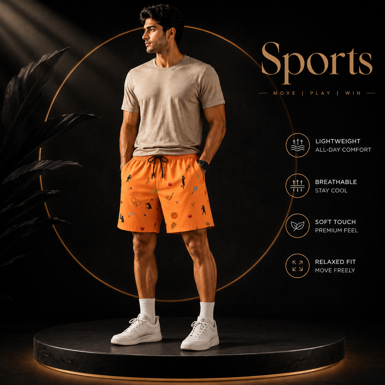 Unisex Shorts- "Sports"