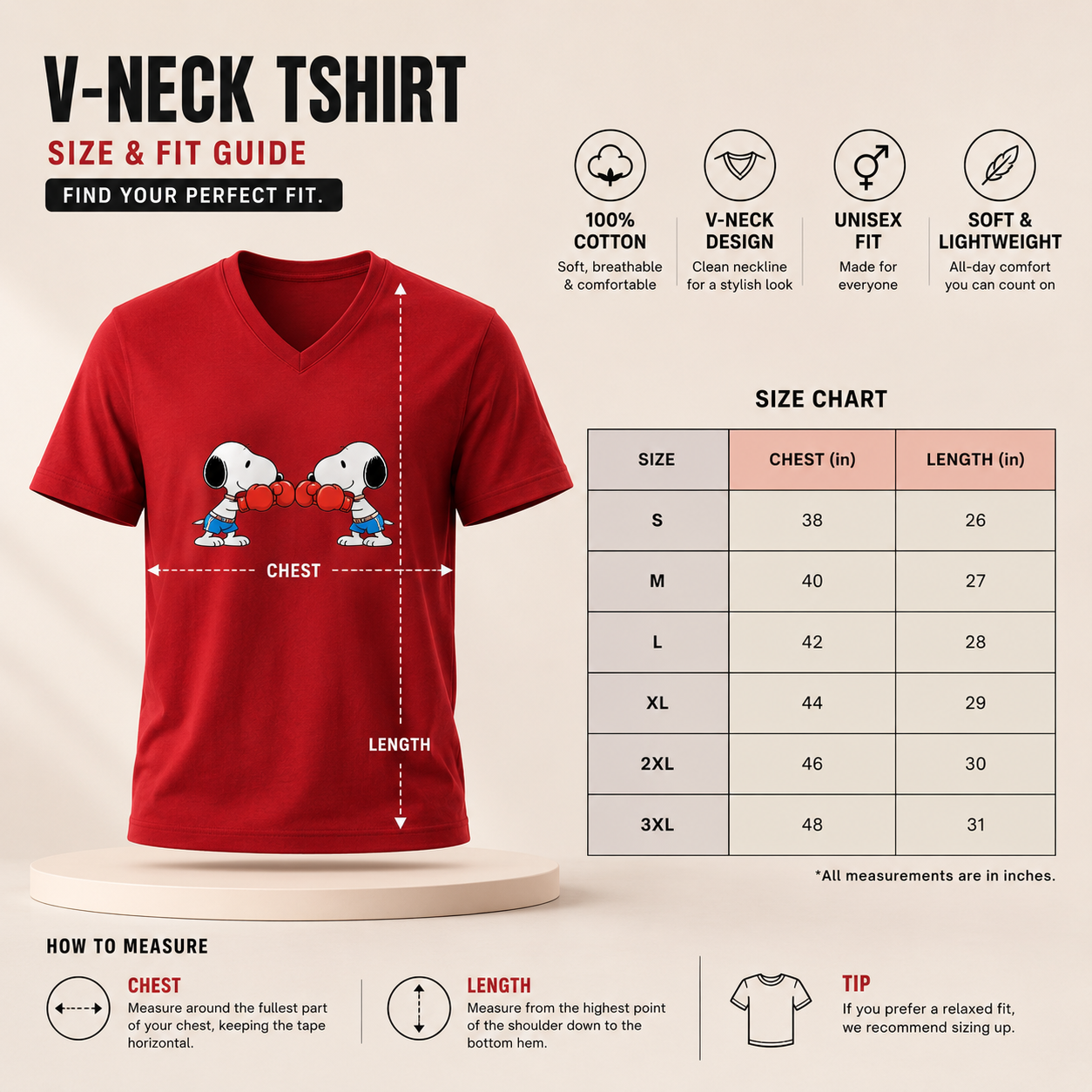Unisex V Neck T-Shirt- “Clashcute”