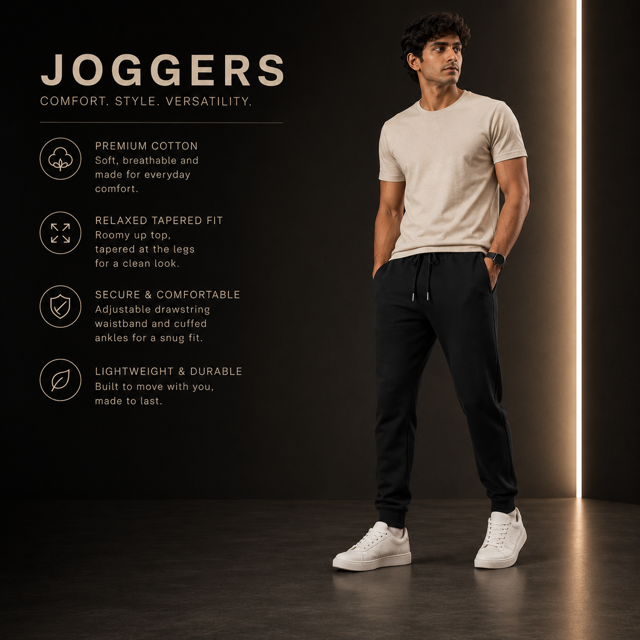 Unisex Joggers- "Shades of Plain"