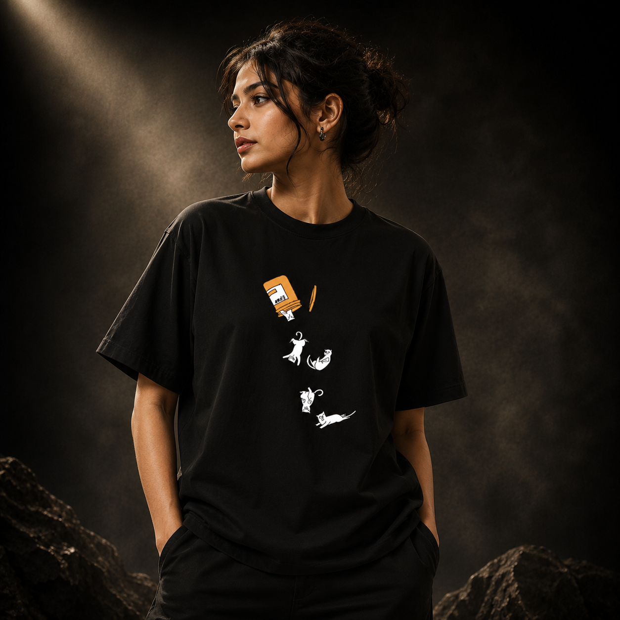 Unisex Crew T-Shirt- "Sipster ☕"