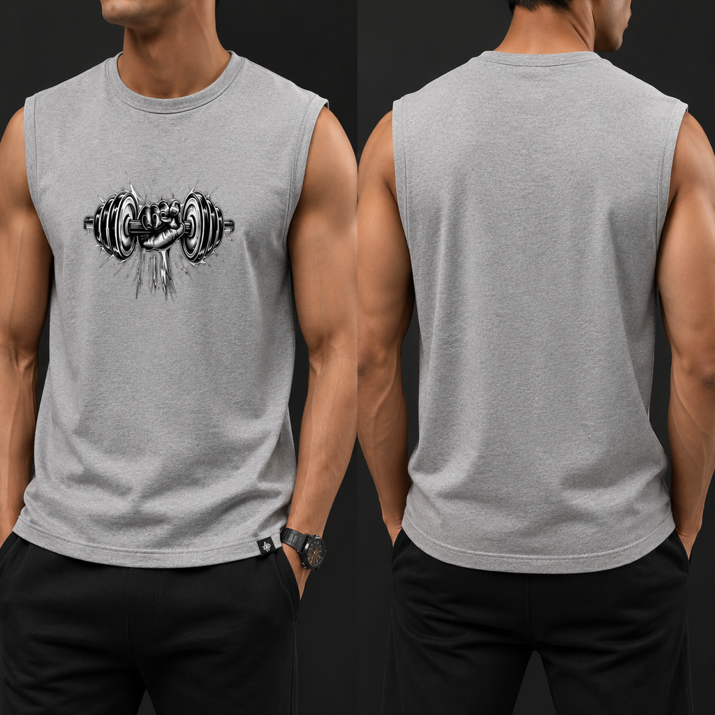 Men's Sleeveless T-Shirt- “Relentless”