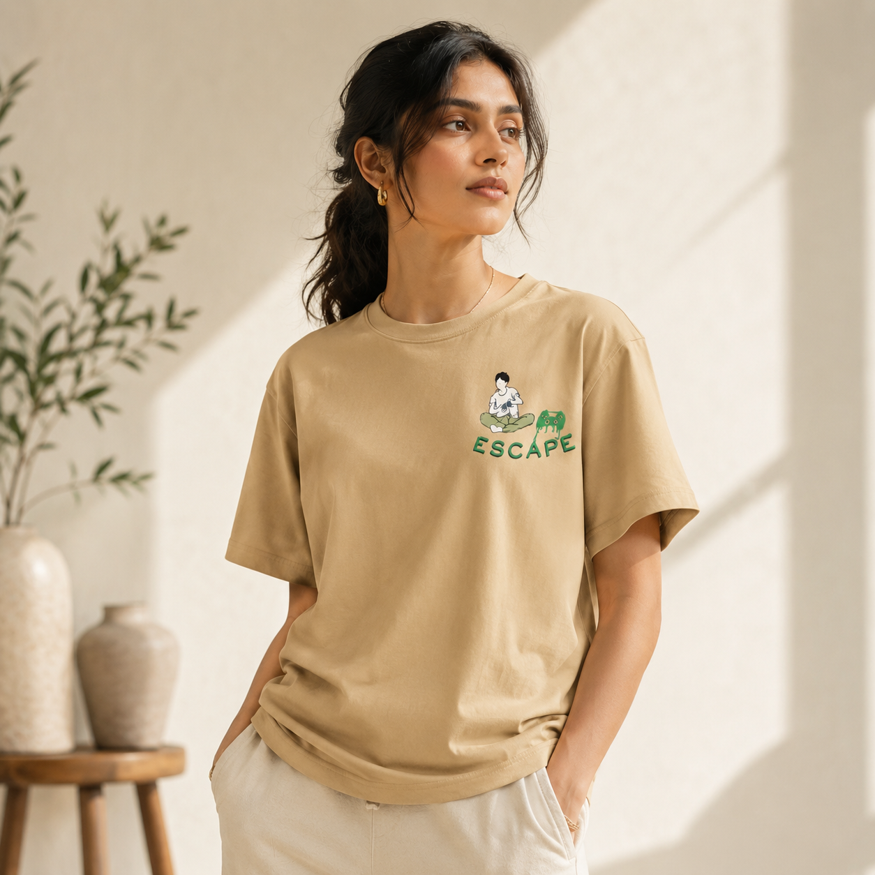 Unisex Crew T-Shirt- “Detached”