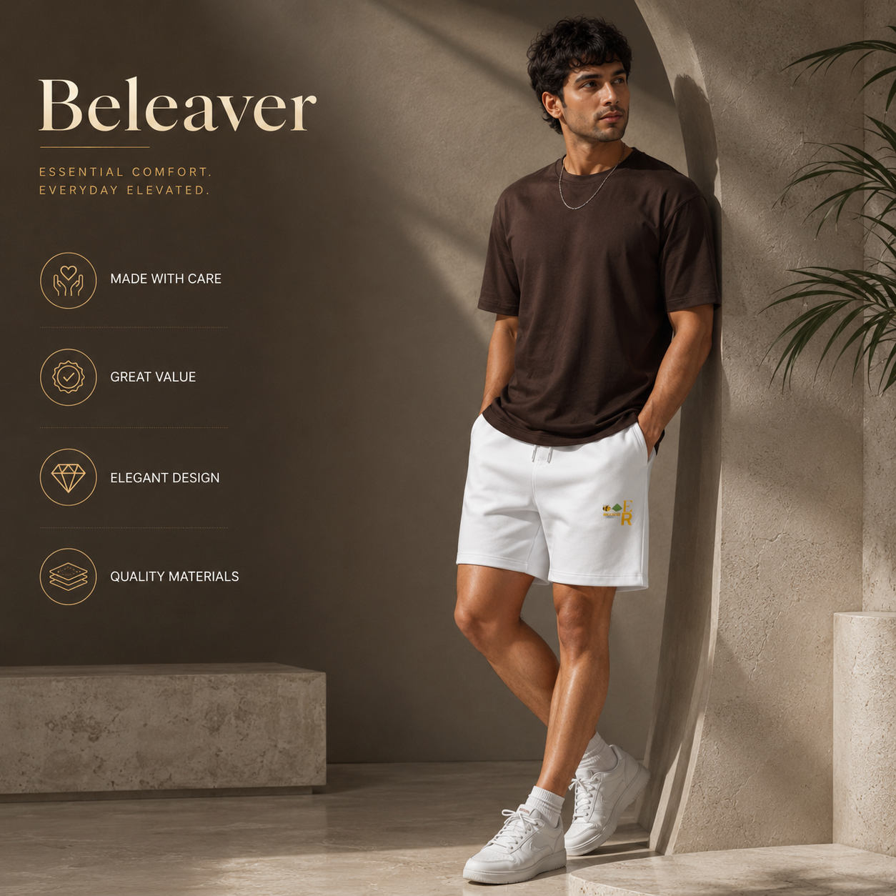 Terry Shorts- "Beleaver"
