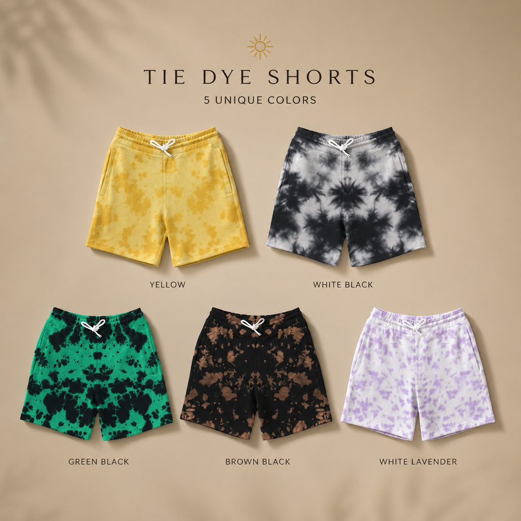 Unisex Tie Dye Shorts