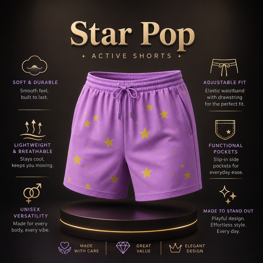 Unisex Shorts- "Stars"