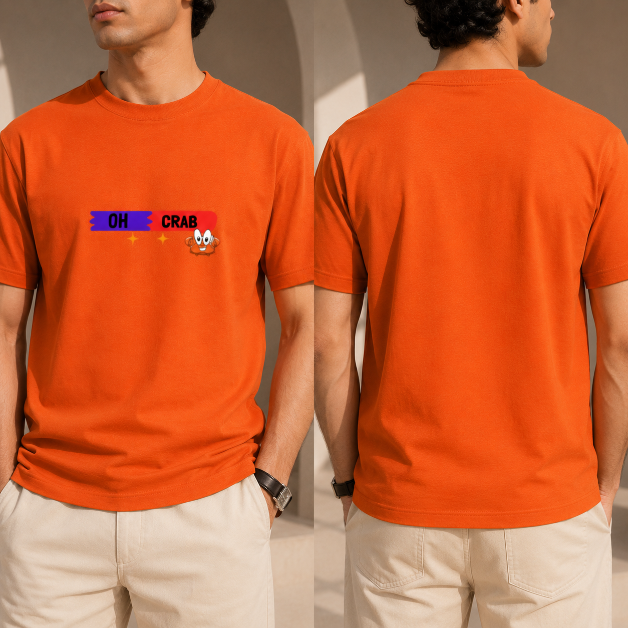 Unisex Crew T-Shirt- “Crabbylicious”