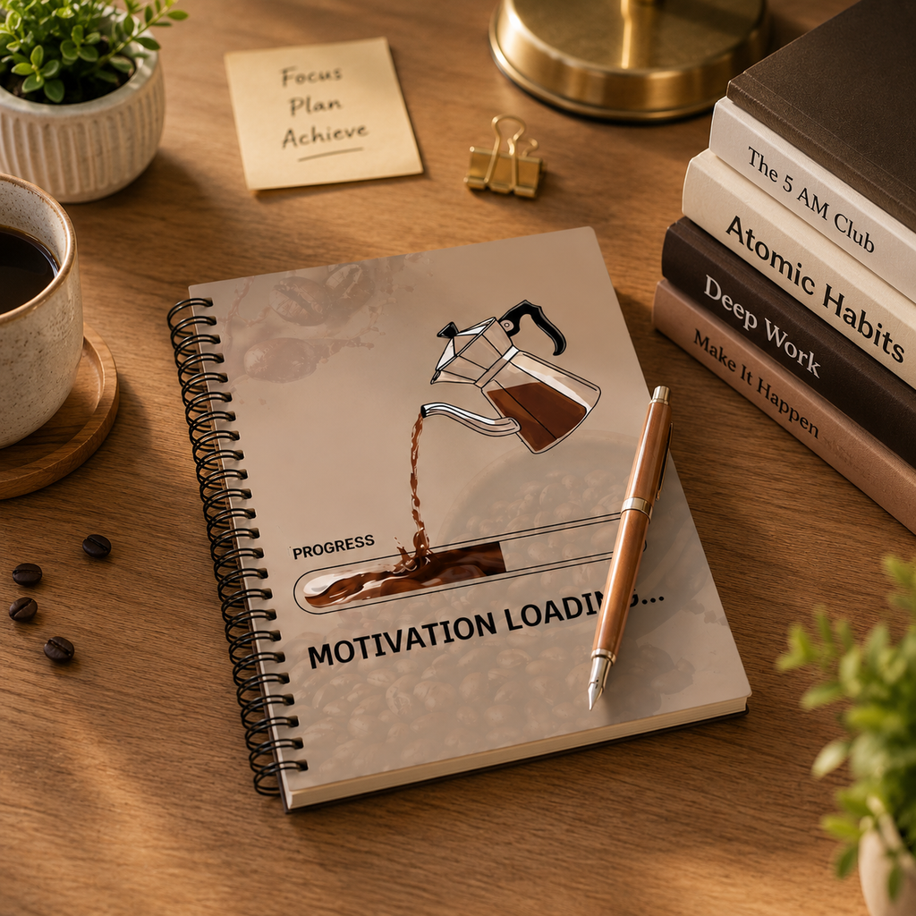 NotePad- "Brewing Thoughts" ☕
