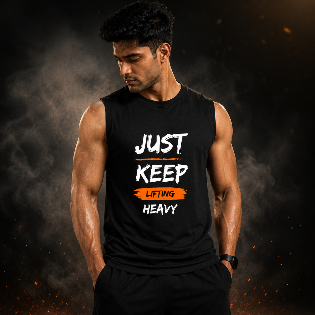 Men's Sleeveless T-Shirt- "Repzilla 💪"