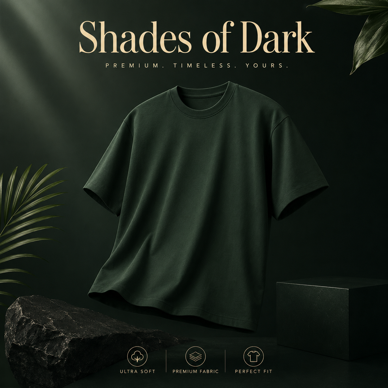 Unisex Crew T-Shirt- "Shades of Dark"