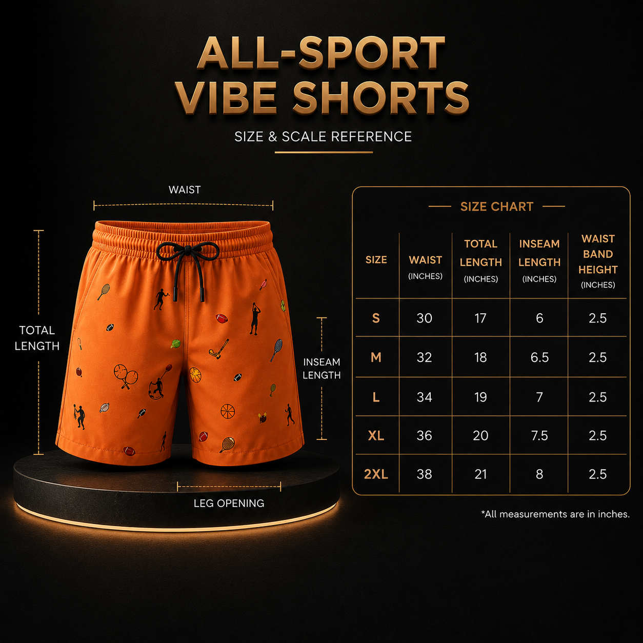 Unisex Shorts- "Sports"