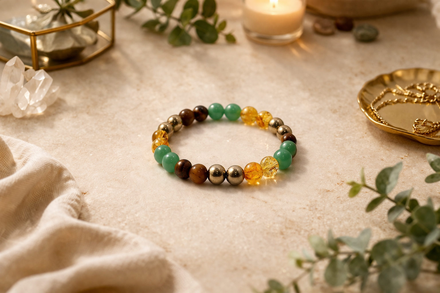 Money Magnet Crystal Bracelet