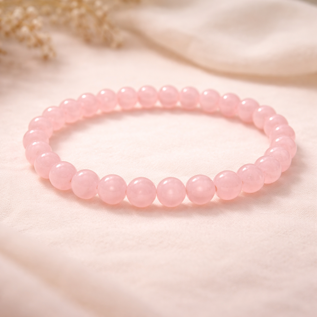 Rose Quartz Crystal Bracelet