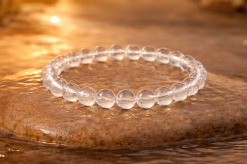 Clear Quartz Crystal Bracelet