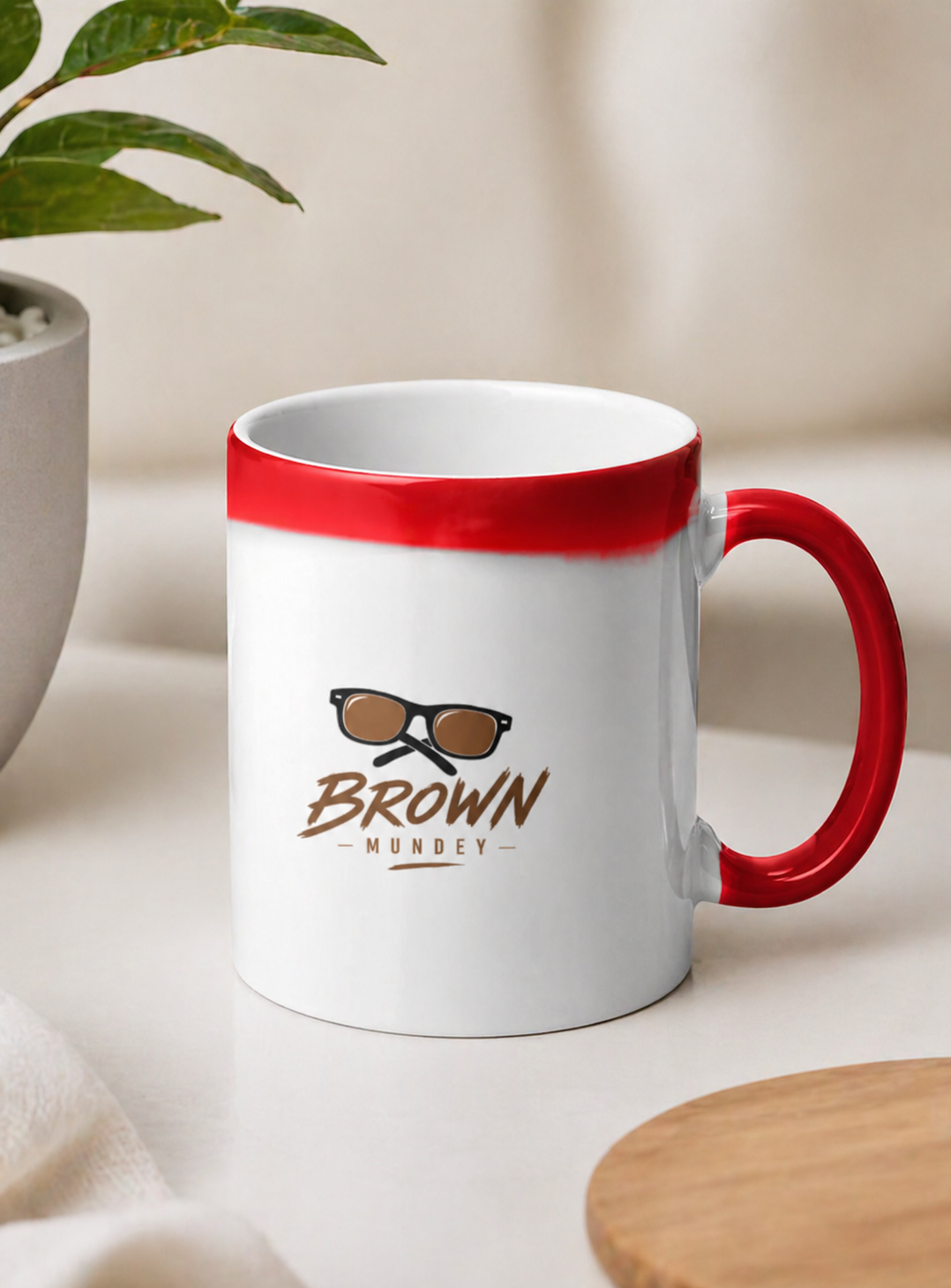 Magic Coffee Mug- Brown Munde