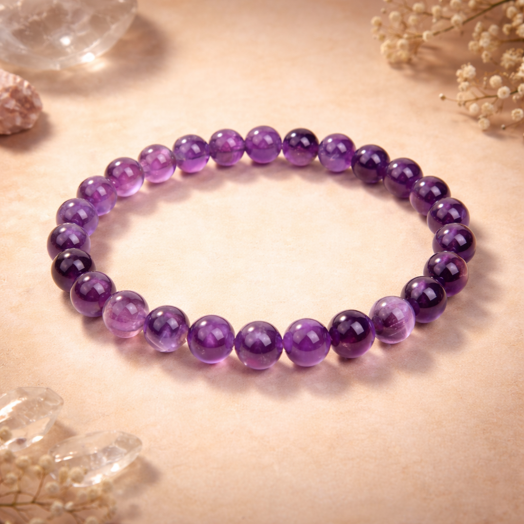 Amethyst Crystal Bracelet