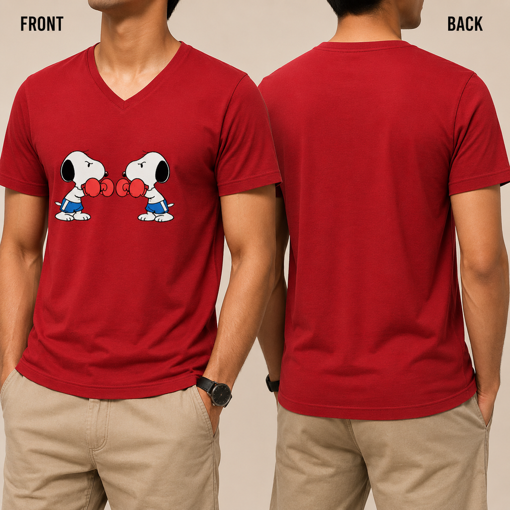 Unisex V Neck T-Shirt- “Clashcute”