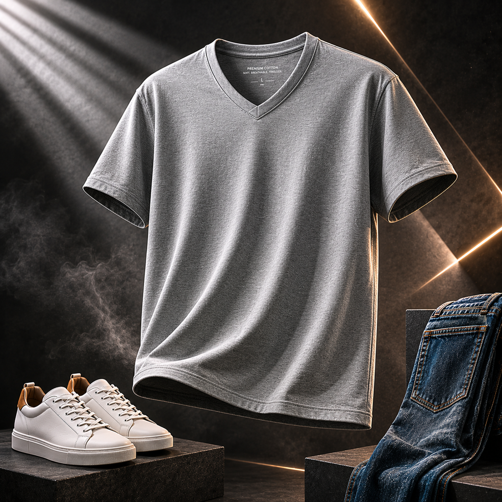 Unisex V Neck T-Shirt