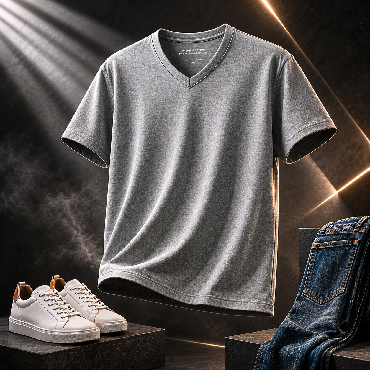 Unisex V Neck T-Shirt