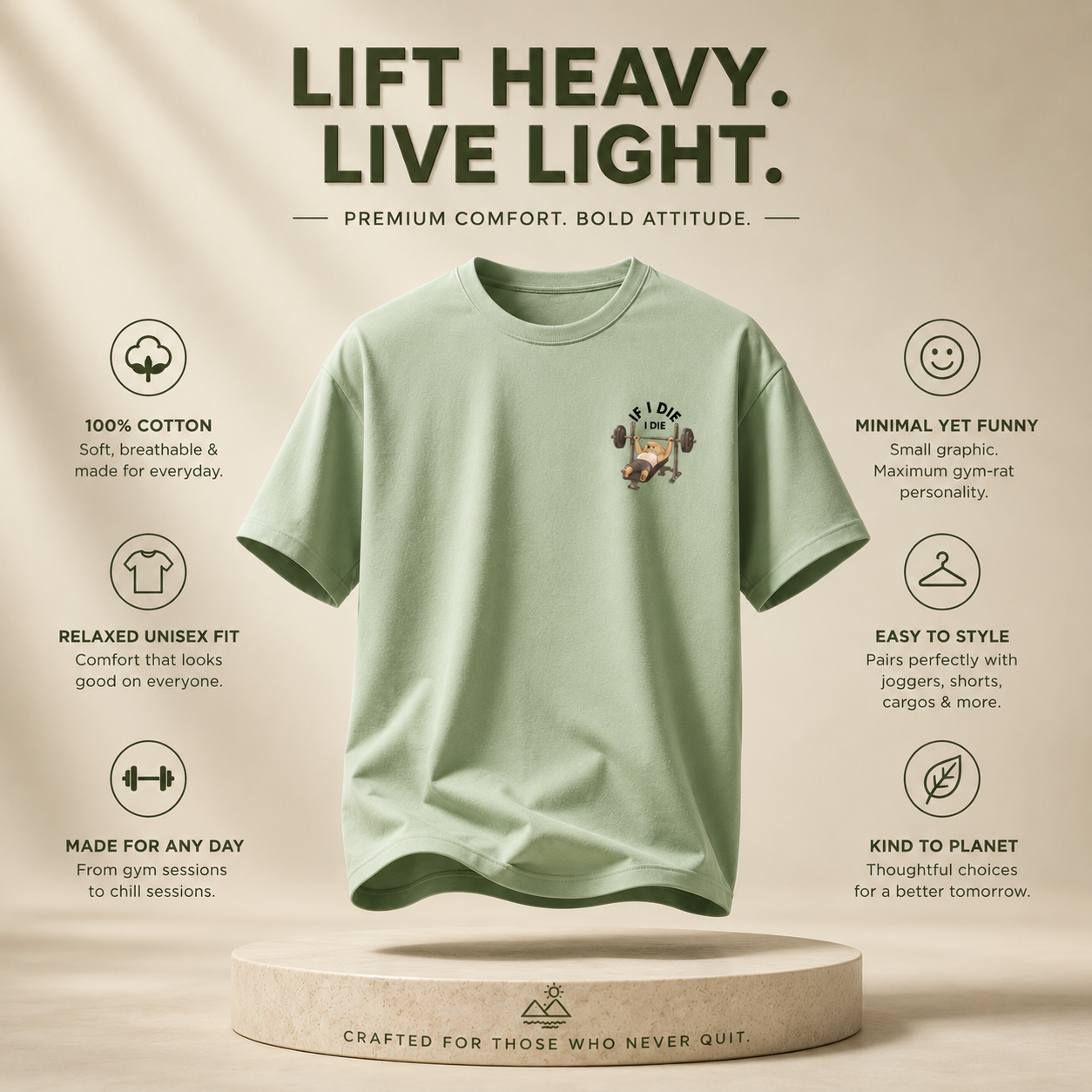 Unisex Crew T-Shirt- “Fearless”