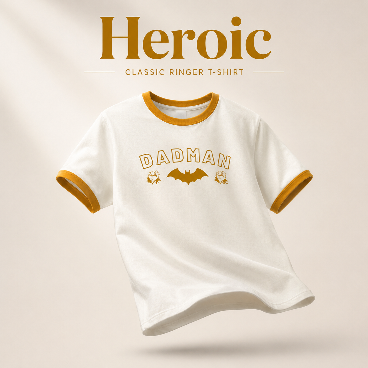 Ringer T-Shirt- "Heroic"