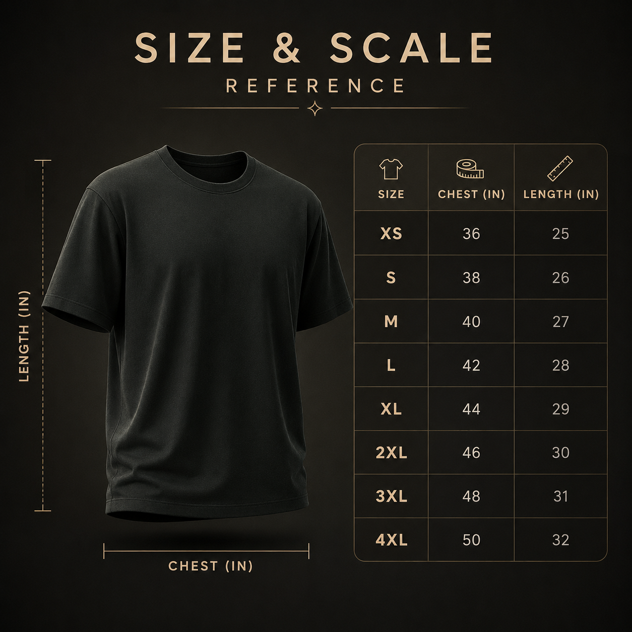 Unisex Crew T-Shirt- "Shades of Dark"