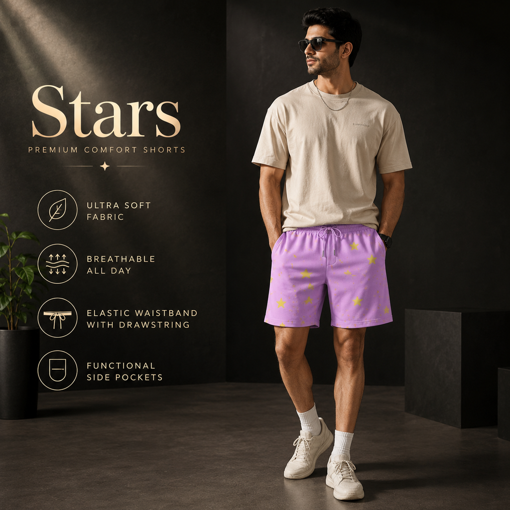Unisex Shorts- "Stars"