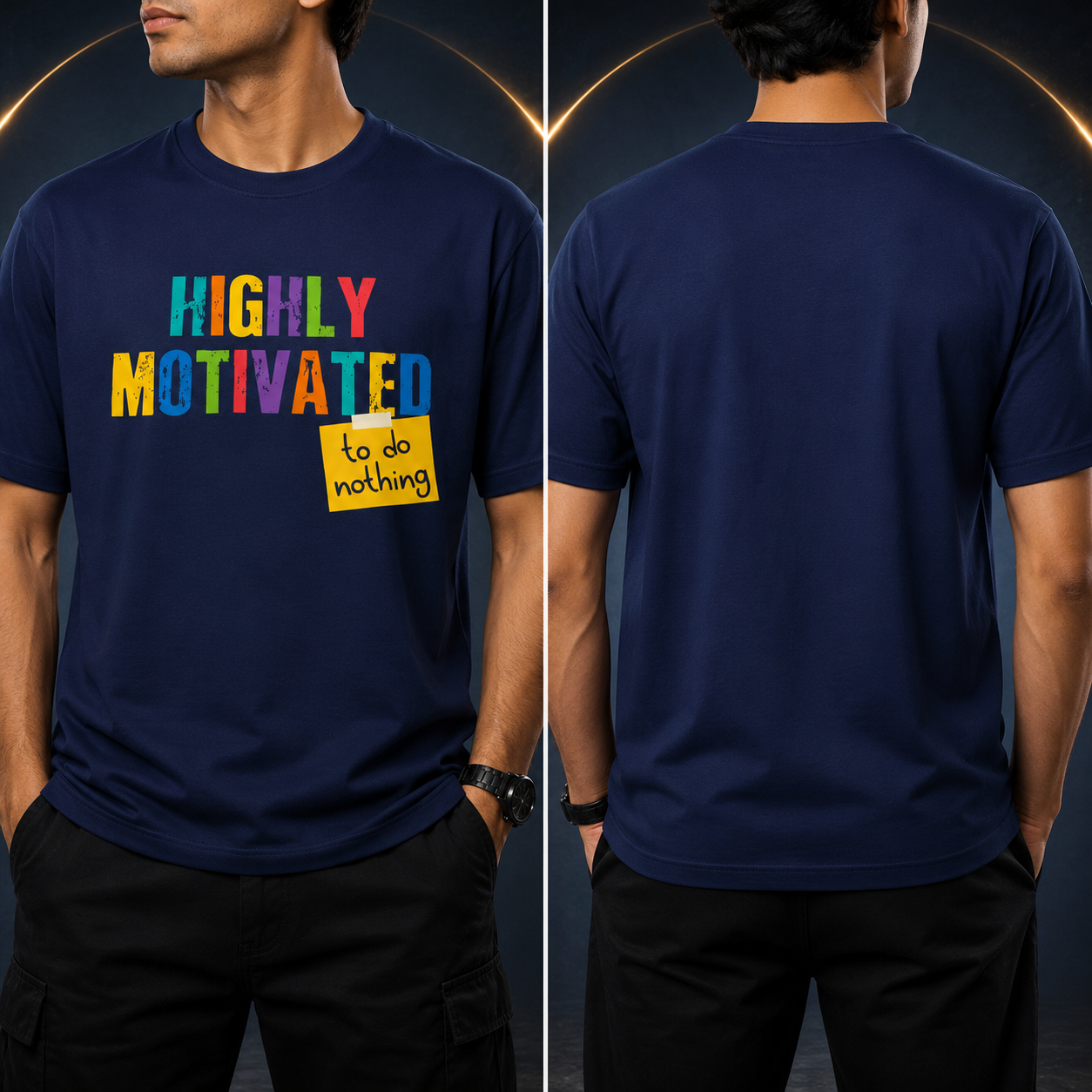 Unisex Crew T-Shirt- "Procrastination 😎"