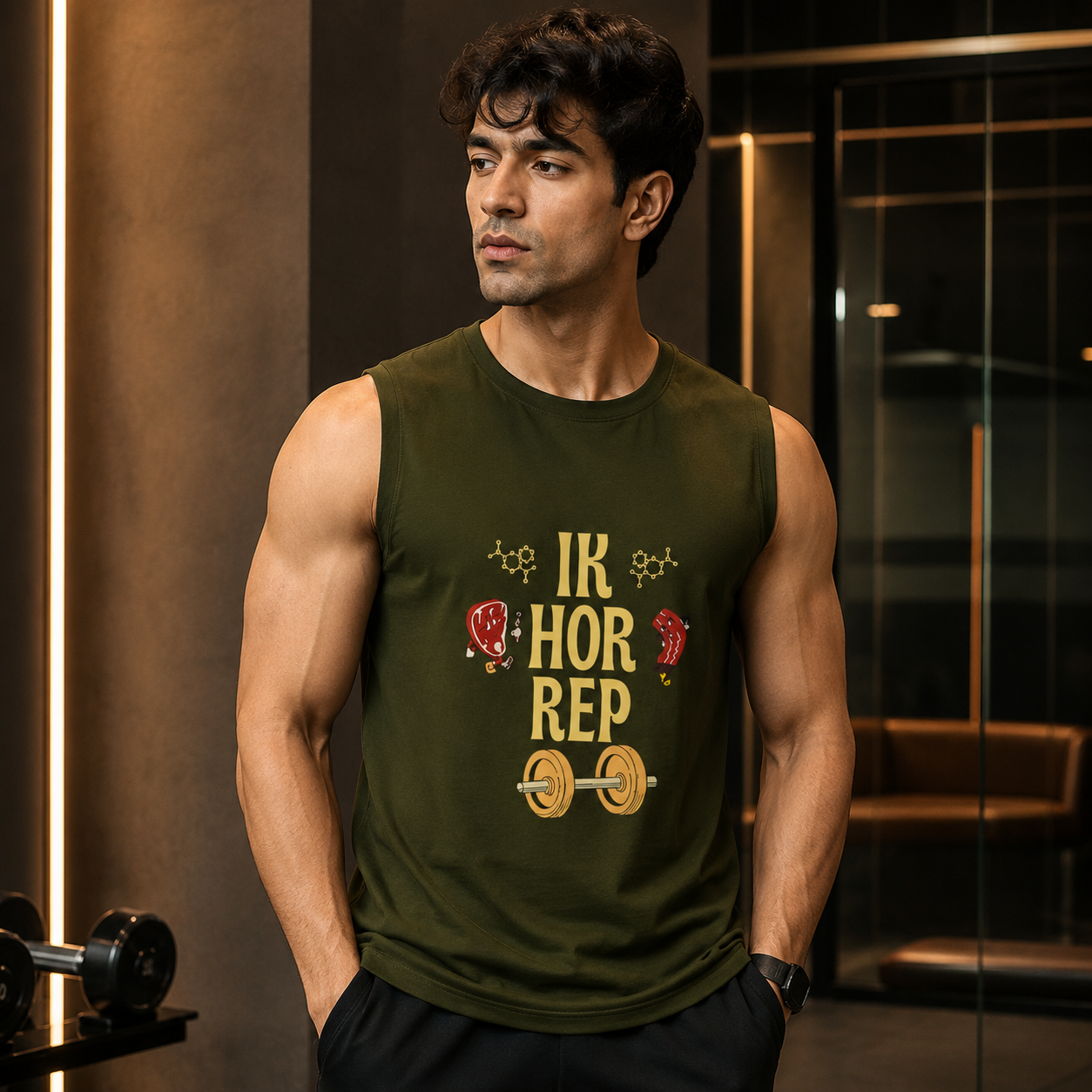 Men's Sleeveless T-Shirt- “Unbreakable”