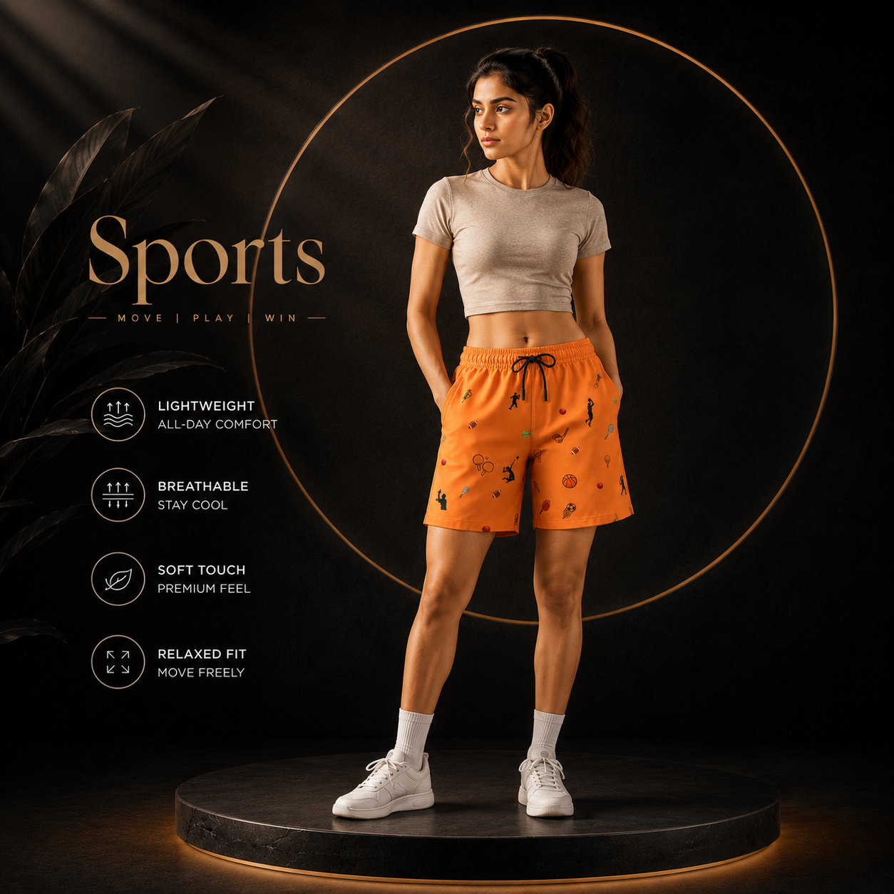 Unisex Shorts- "Sports"