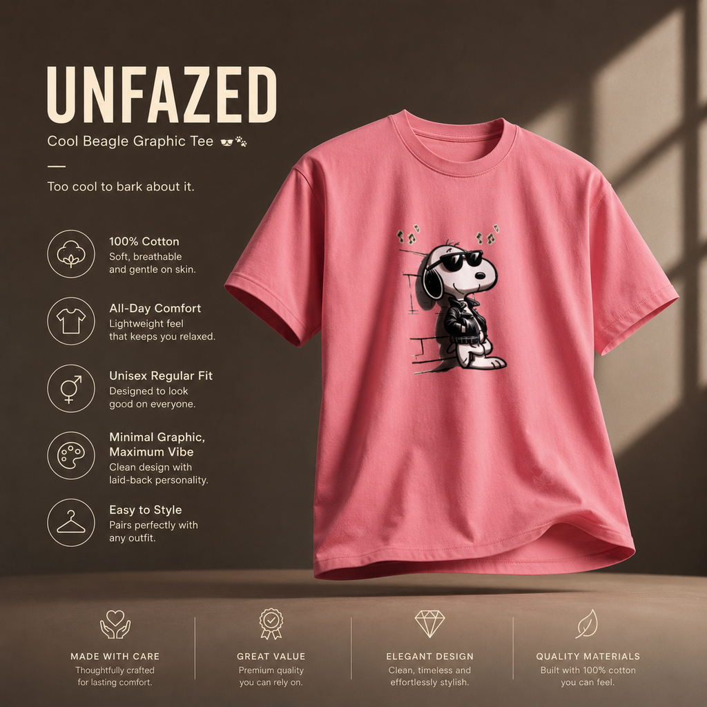 Unisex Crew T-Shirt- “Unfazed”