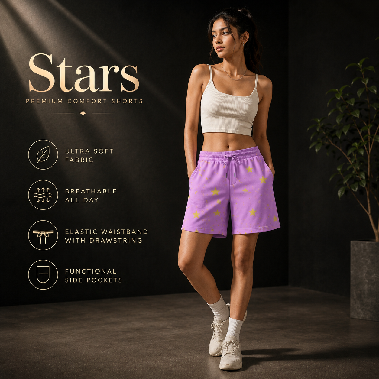 Unisex Shorts- "Stars"