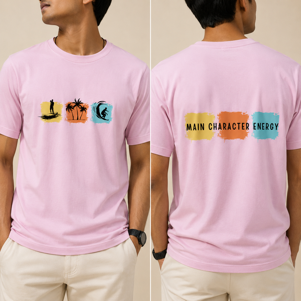 Unisex Stretch T-shirt- "Main Character"