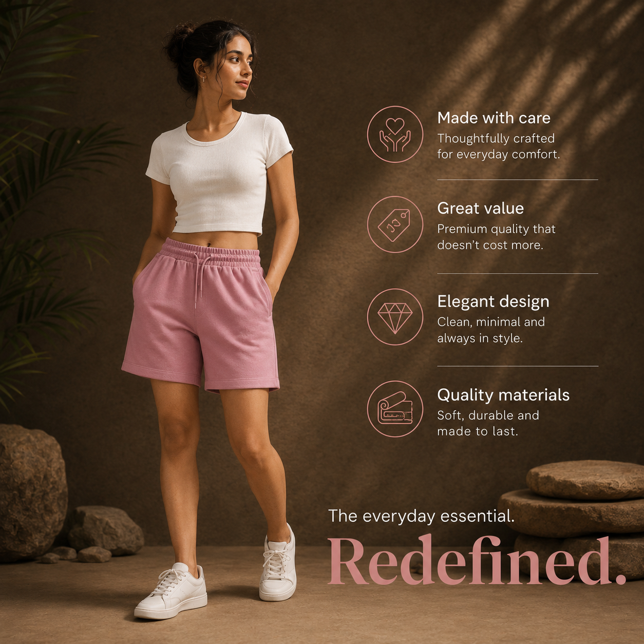Terry Shorts- Plain