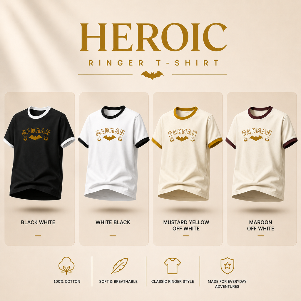 Ringer T-Shirt- "Heroic"