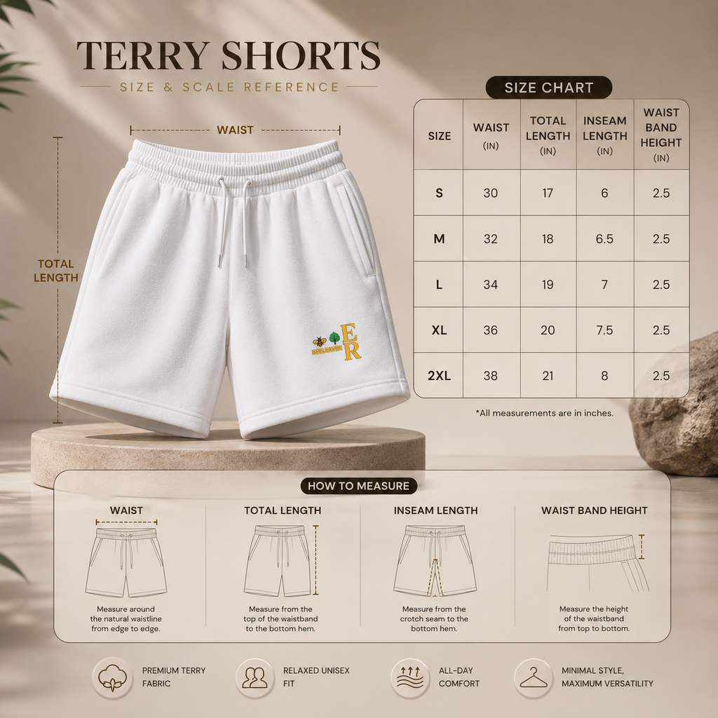 Terry Shorts- "Beleaver"