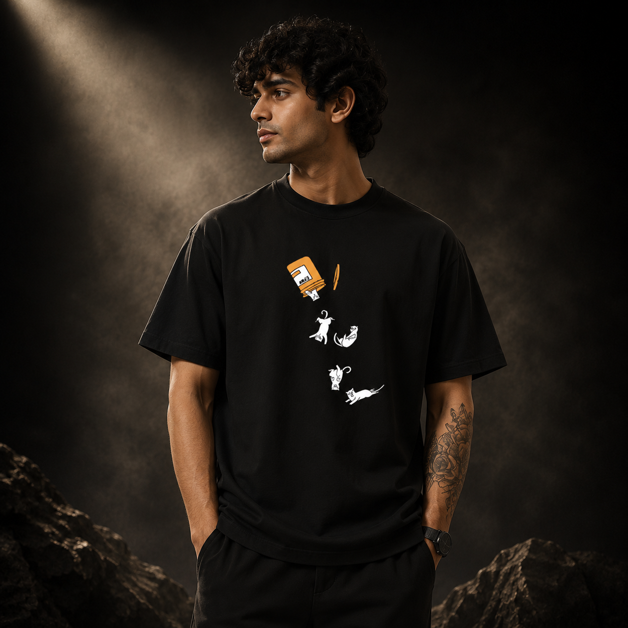 Unisex Crew T-Shirt- "Sipster ☕"