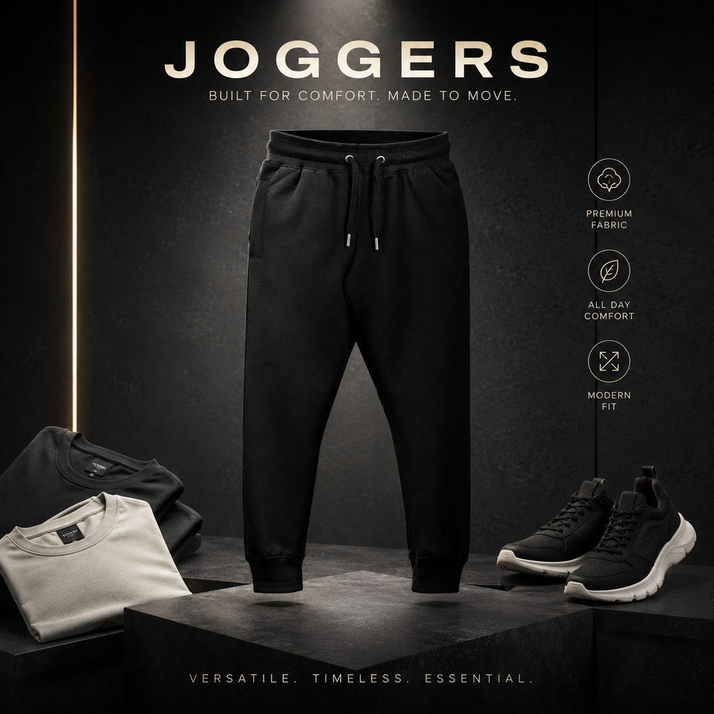 Unisex Joggers- "Shades of Plain"