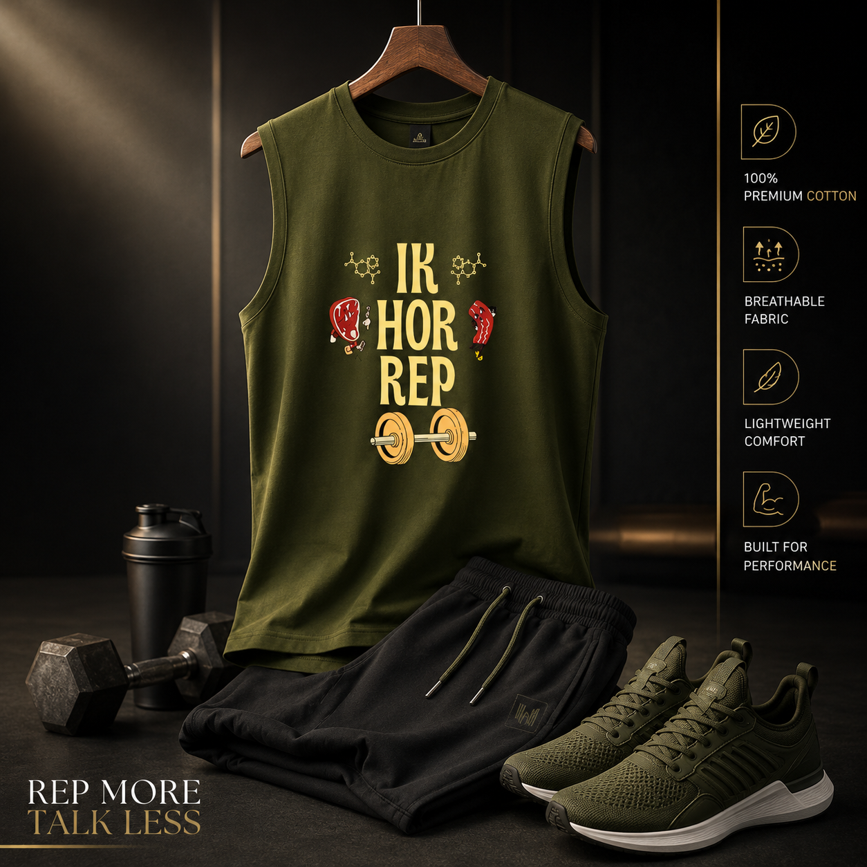 Men's Sleeveless T-Shirt- “Unbreakable”